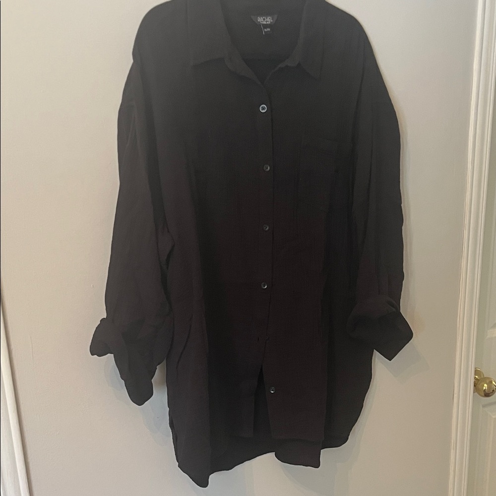 RACHEL Rachel Roy Classic Black Top